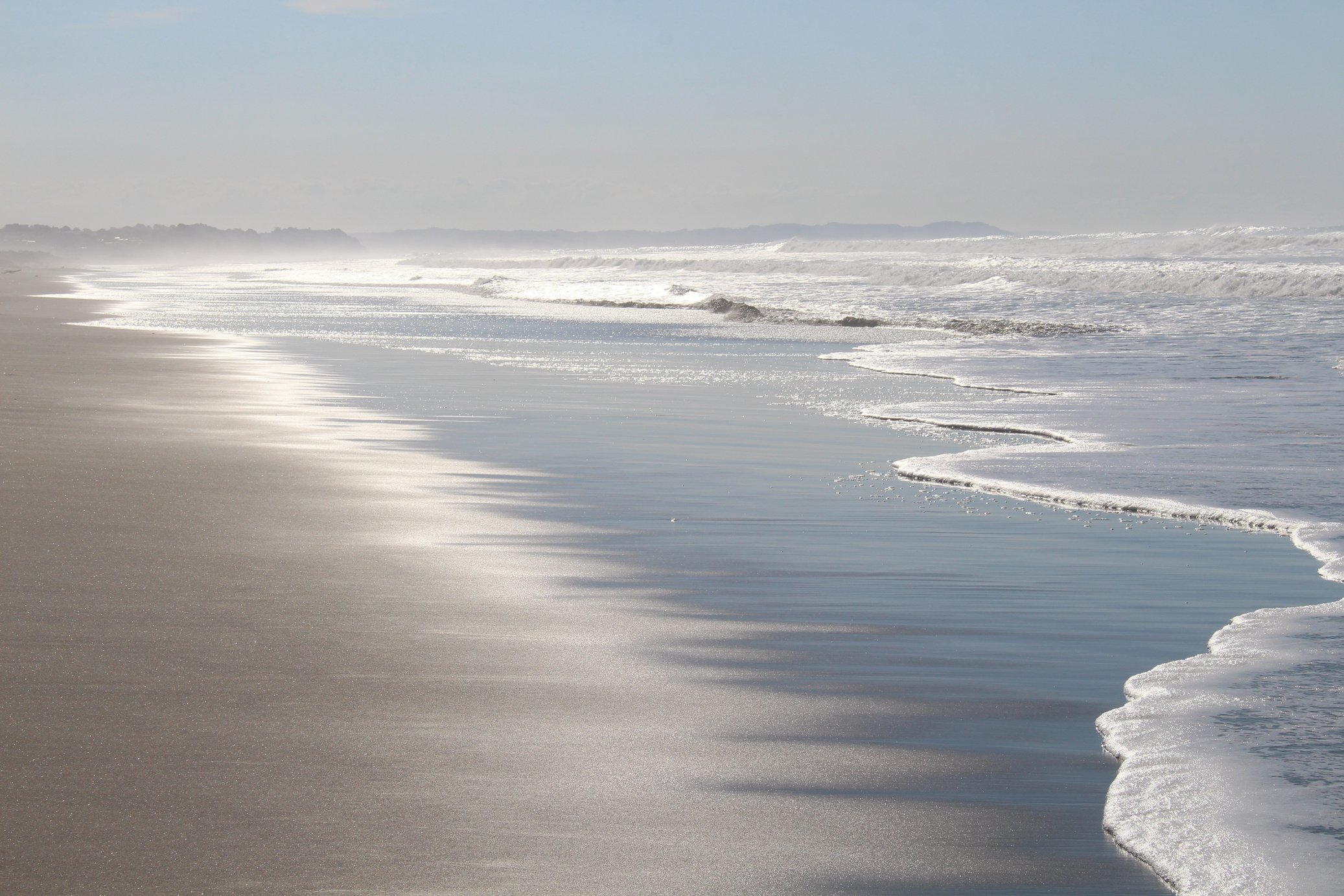 Calm Waves at the Beach